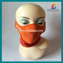 Casque de sécurité masque de protection sportive demi-visage masque de néoprène